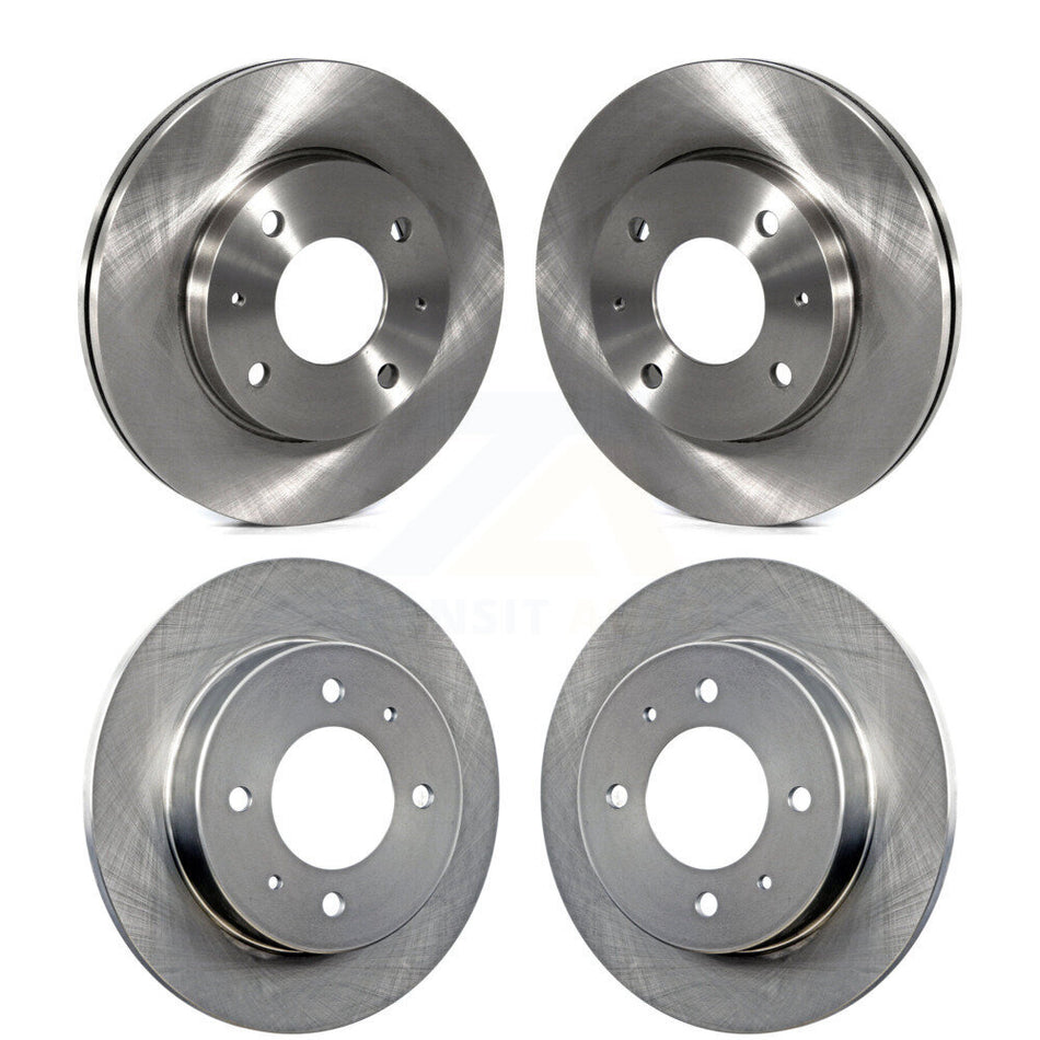 Front Rear Disc Brake Rotors Kit For Hyundai Elantra K8-101345