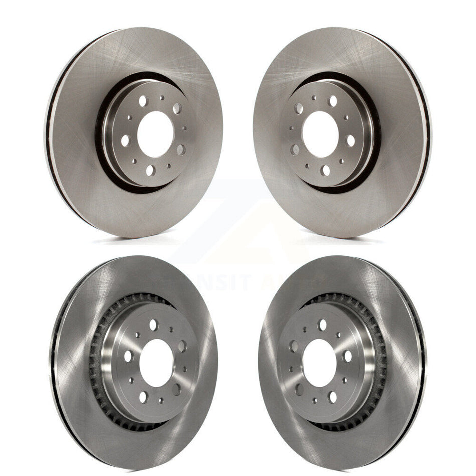 Front Rear Disc Brake Rotors Kit For 2003-2014 Volvo XC90 With 316mm Diameter Rotor K8-101378