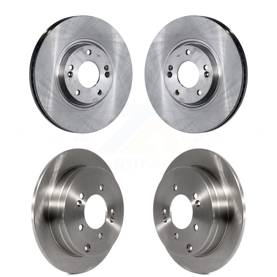 Front Rear Disc Brake Rotors Kit For Hyundai Azera Kia Amanti K8-101381
