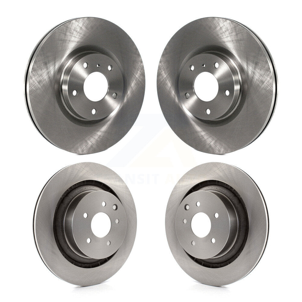 Front Rear Disc Brake Rotors Kit For INFINITI G37 Nissan 370Z K8-101394