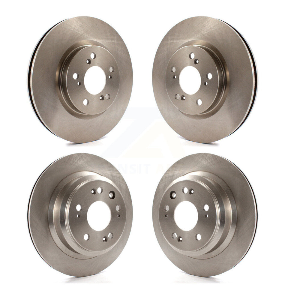 Front Rear Disc Brake Rotors Kit For 2005-2012 Acura RL K8-101402