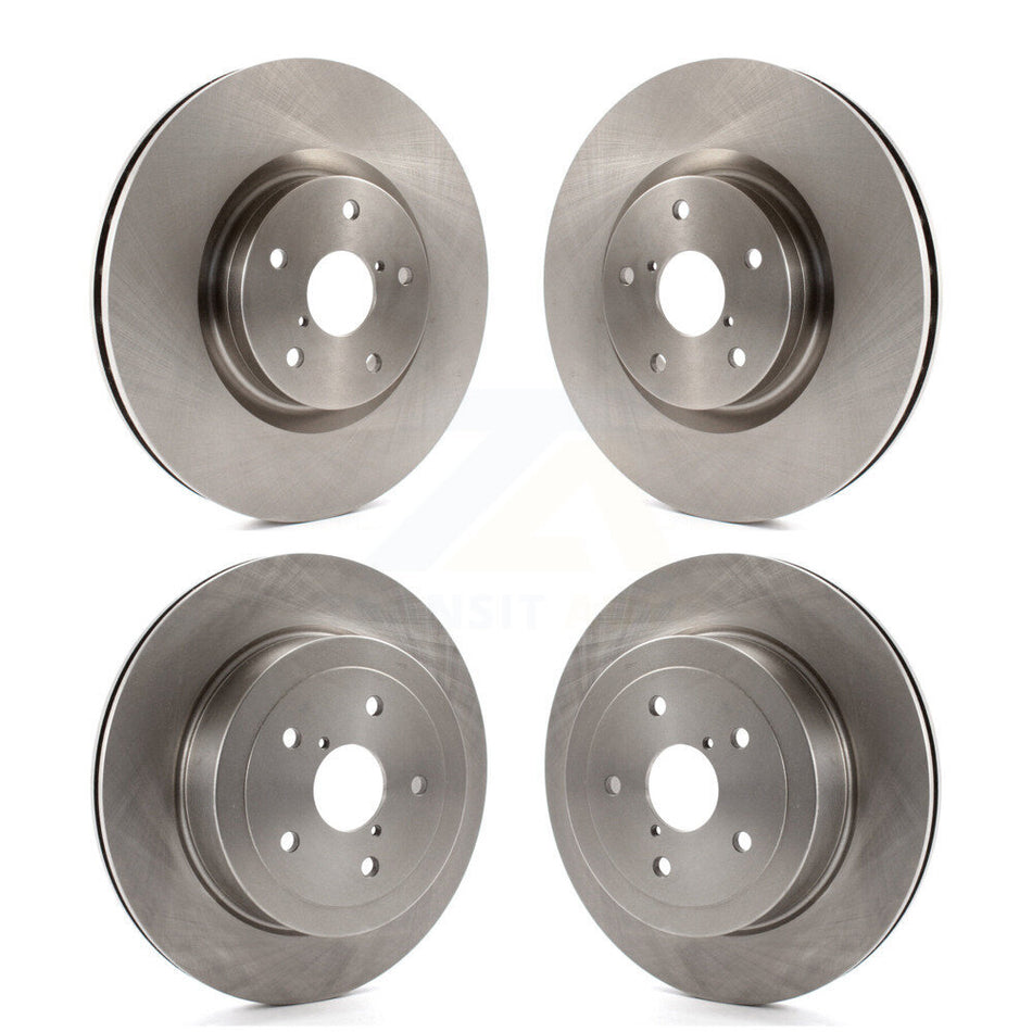 Front Rear Disc Brake Rotors Kit For Subaru Impreza K8-101408