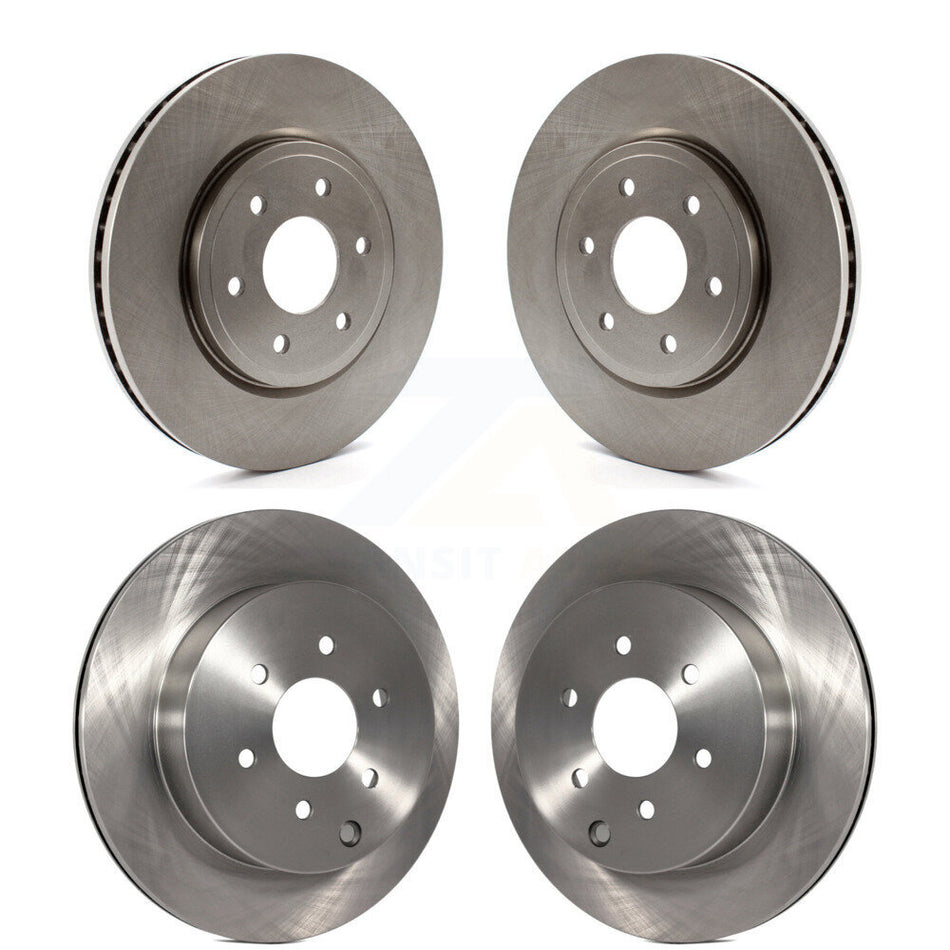 Front Rear Disc Brake Rotors Kit For Nissan Pathfinder K8-101415