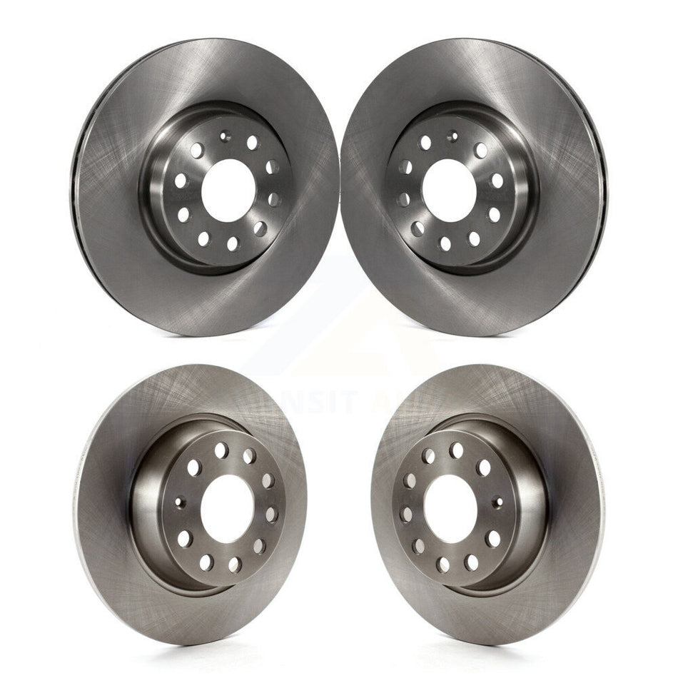 Front Rear Disc Brake Rotors Kit For Volkswagen Passat GTI Eos Audi A3 Quattro Golf K8-101422