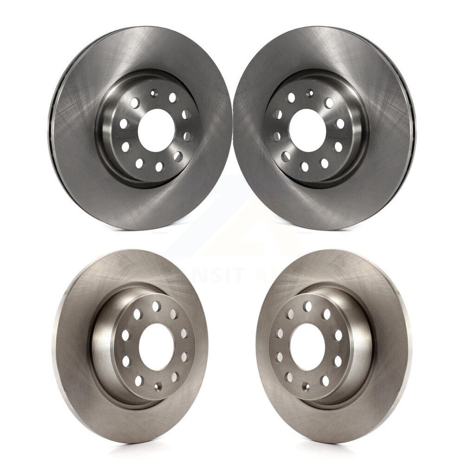 Front Rear Disc Brake Rotors Kit For Volkswagen Tiguan CC Passat GTI Audi Q3 Limited A3 Quattro K8-101423