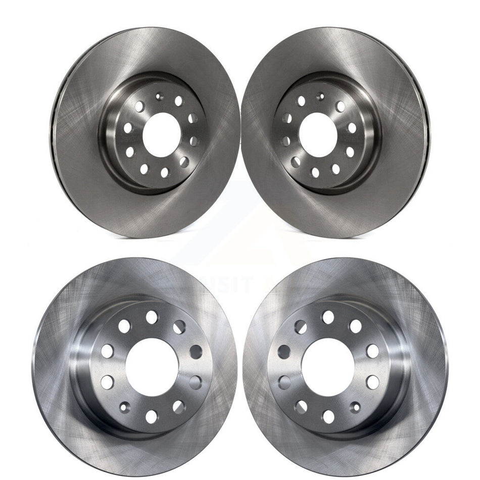 Front Rear Disc Brake Rotors Kit For Volkswagen Jetta Beetle K8-101425