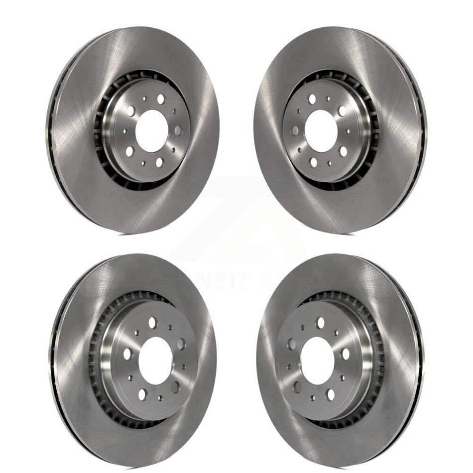 Front Rear Disc Brake Rotors Kit For 2003-2014 Volvo XC90 With 336mm Diameter Rotor K8-101432