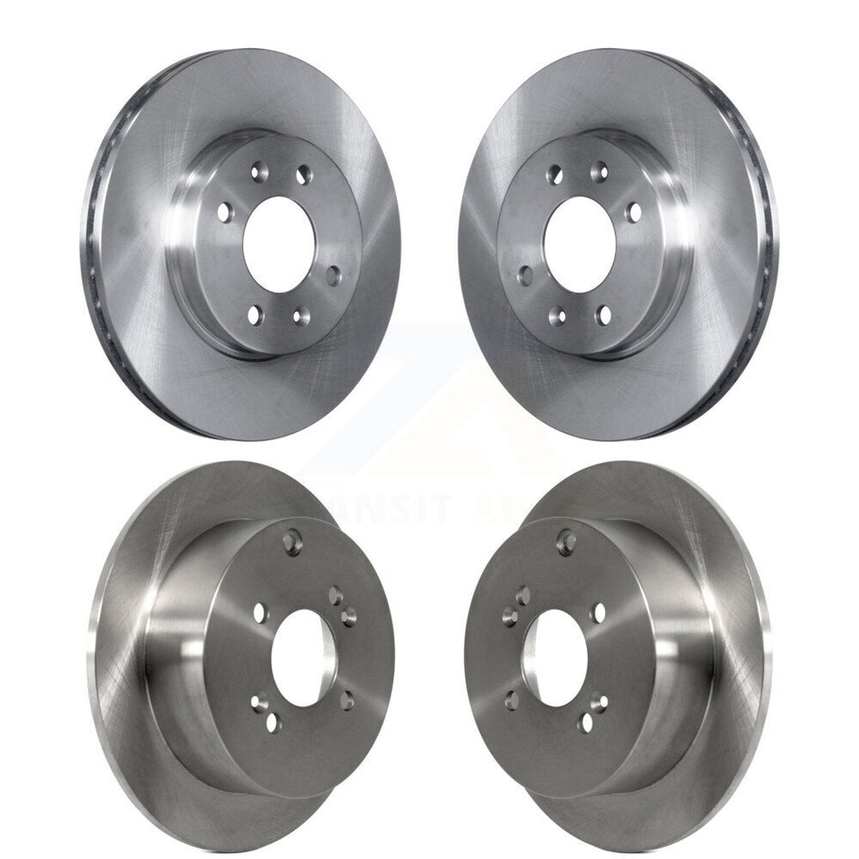 Front Rear Disc Brake Rotors Kit For Hyundai Accent Kia Rio Rio5 K8-101438