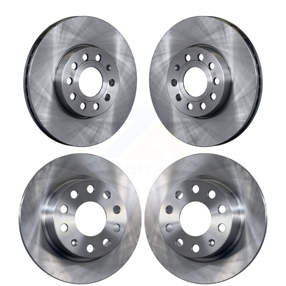 Front Rear Disc Brake Rotors Kit For Volkswagen Jetta Beetle Golf SportWagen K8-101444