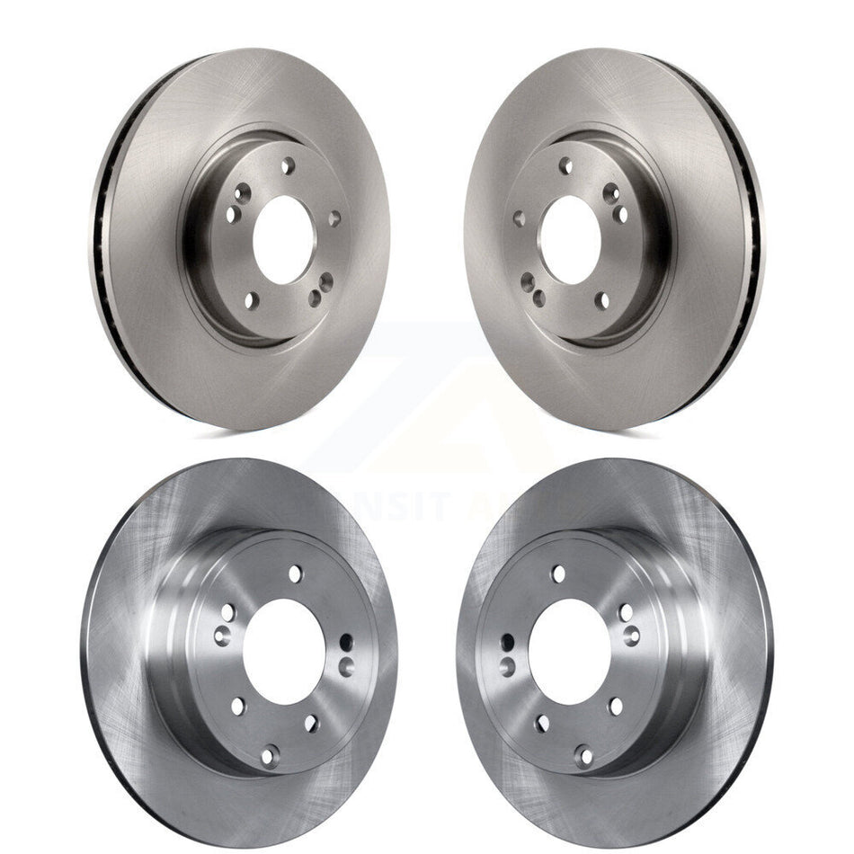 Front Rear Disc Brake Rotors Kit For Hyundai Sonata Kia Optima K8-101446