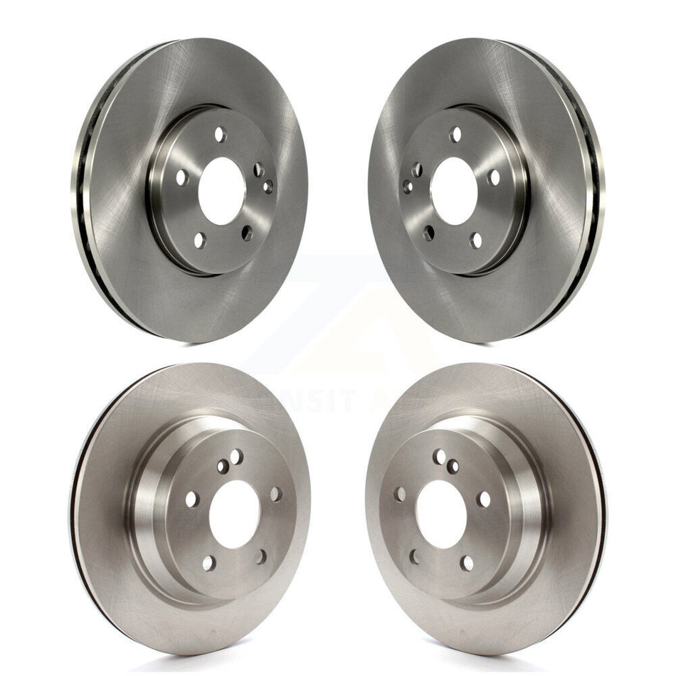 Front Rear Disc Brake Rotors Kit For Mercedes-Benz E350 E320 AWD K8-101477