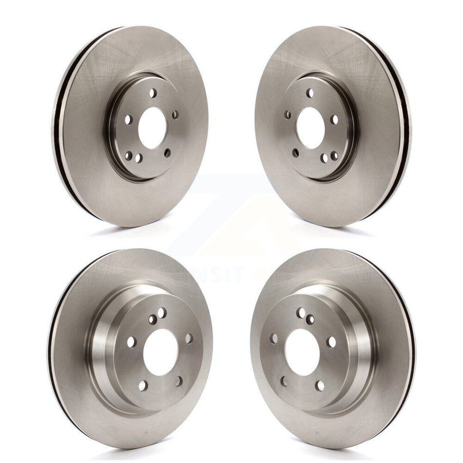 Front Rear Disc Brake Rotors Kit For Mercedes-Benz E500 E550 AWD K8-101480
