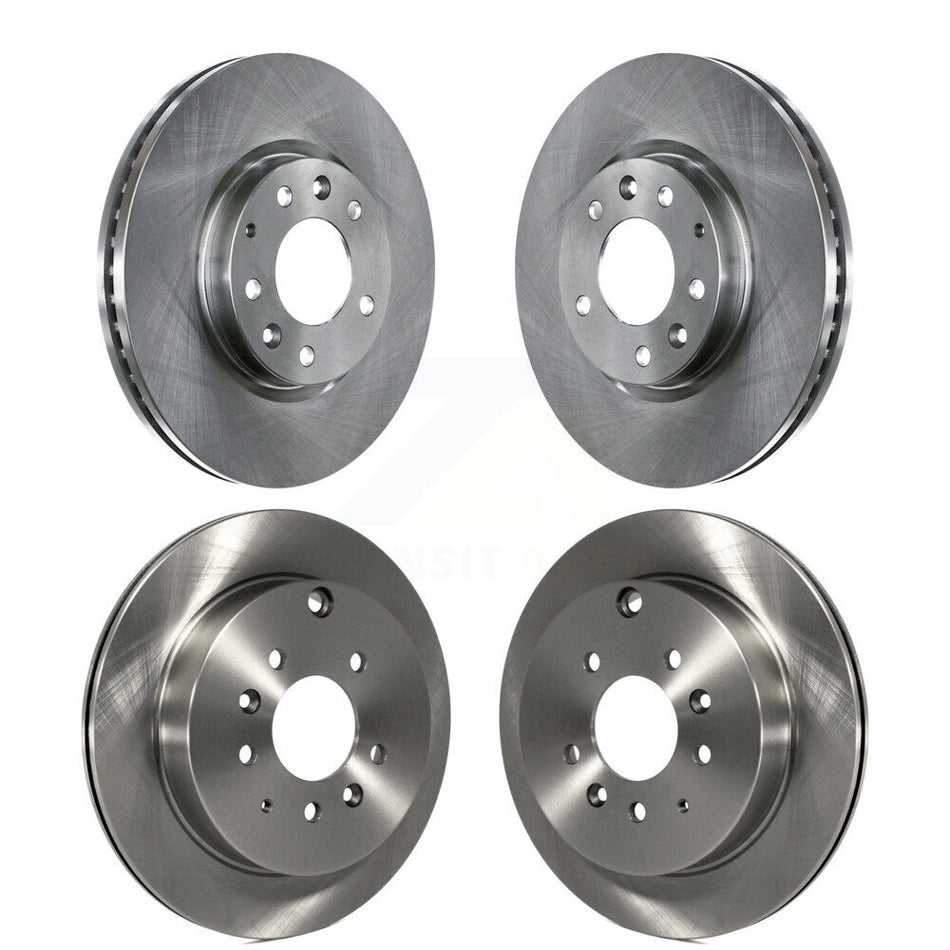 Front Rear Disc Brake Rotors Kit For Ford Edge Mazda CX-7 Lincoln MKX K8-101482