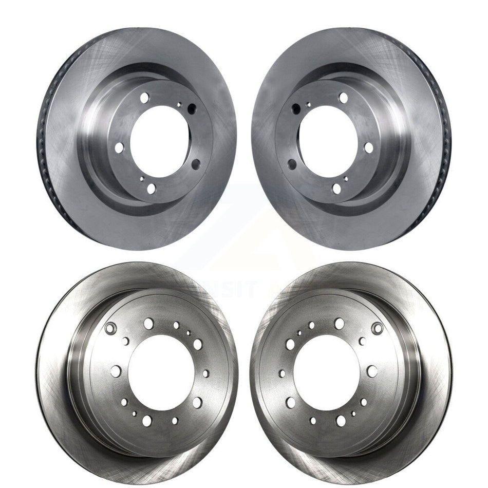 Front Rear Disc Brake Rotors Kit For Toyota Tundra Sequoia Lexus LX570 Land Cruiser K8-101498
