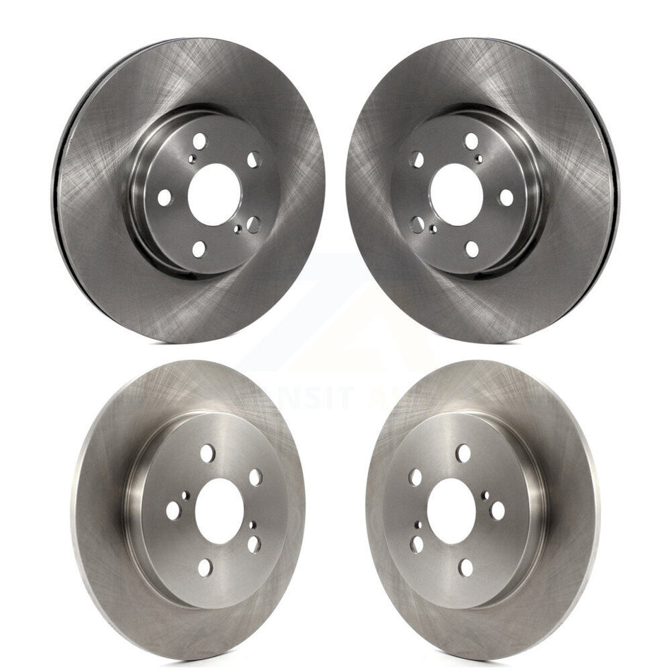 Front Rear Disc Brake Rotors Kit For Toyota Corolla Matrix Pontiac Vibe K8-101516