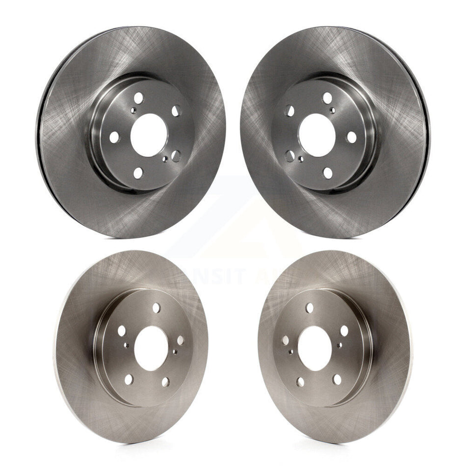 Front Rear Disc Brake Rotors Kit For 2014 Toyota Matrix With 279mm Diameter Rotor K8-101517