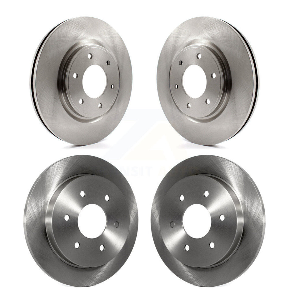 Front Rear Disc Brake Rotors Kit For Nissan Armada TITAN INFINITI QX56 K8-101518