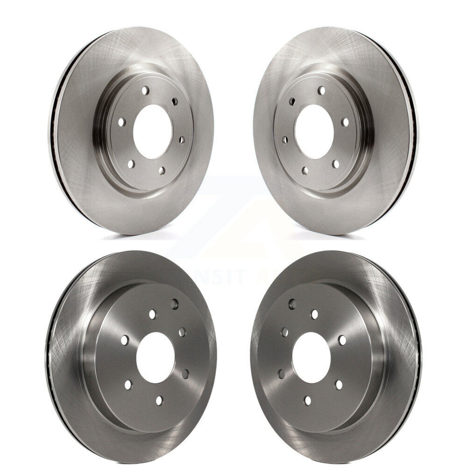 Front Rear Disc Brake Rotors Kit For INFINITI Nissan Armada QX80 QX56 K8-101519