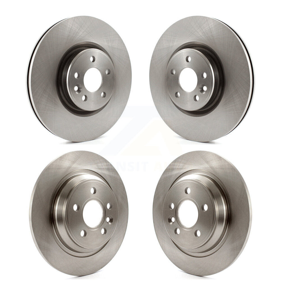 Front Rear Disc Brake Rotors Kit For Volvo S60 V70 With 336mm Diameter Rotor K8-101540