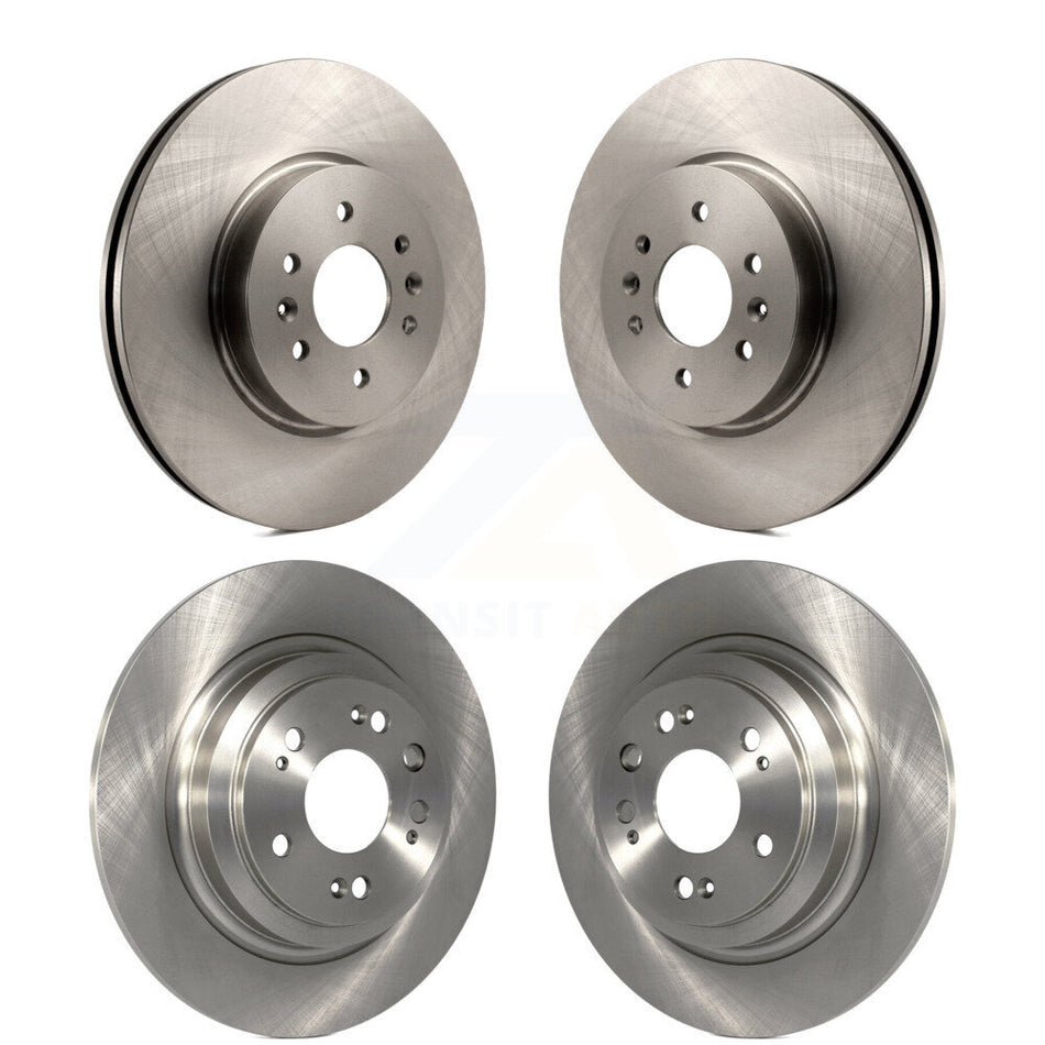 Front Rear Disc Brake Rotors Kit For 2009-2014 Acura TL K8-101565