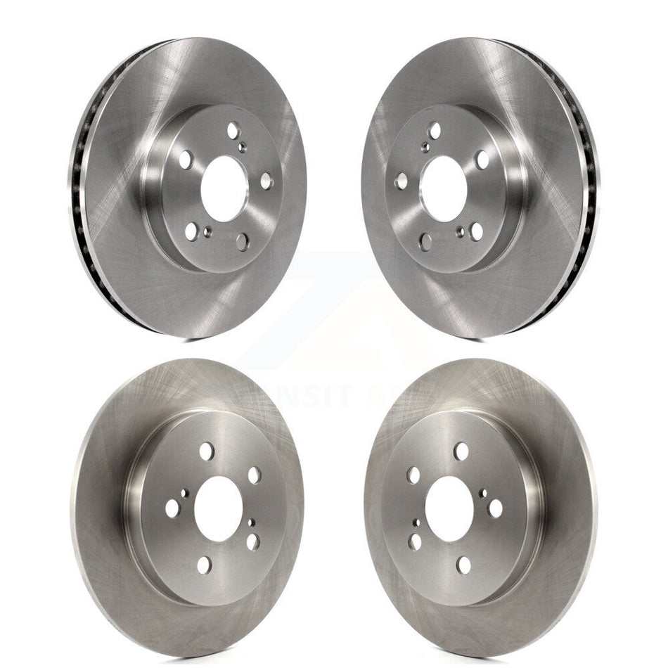 Front Rear Disc Brake Rotors Kit For Toyota Prius Lexus CT200h Plug-In K8-101567