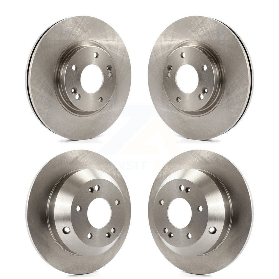 Front Rear Disc Brake Rotors Kit For Kia Sorento Hyundai Santa Fe K8-101573