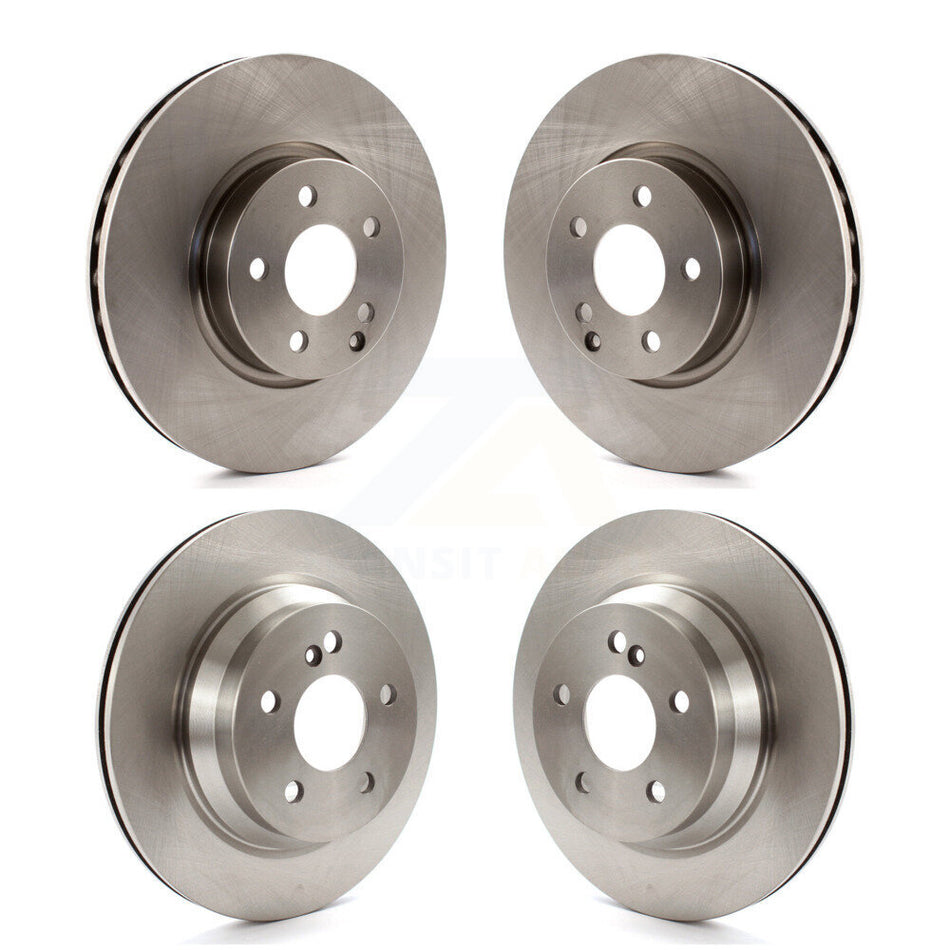 Front Rear Disc Brake Rotors Kit For Mercedes-Benz E350 E400 With 322mm Diameter Rotor K8-101578