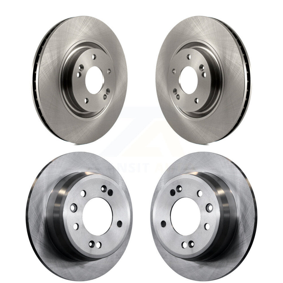 Front Rear Disc Brake Rotors Kit For 2015 Hyundai Tucson FWD with FUEL CELL EV (FCEV) engine K8-101588