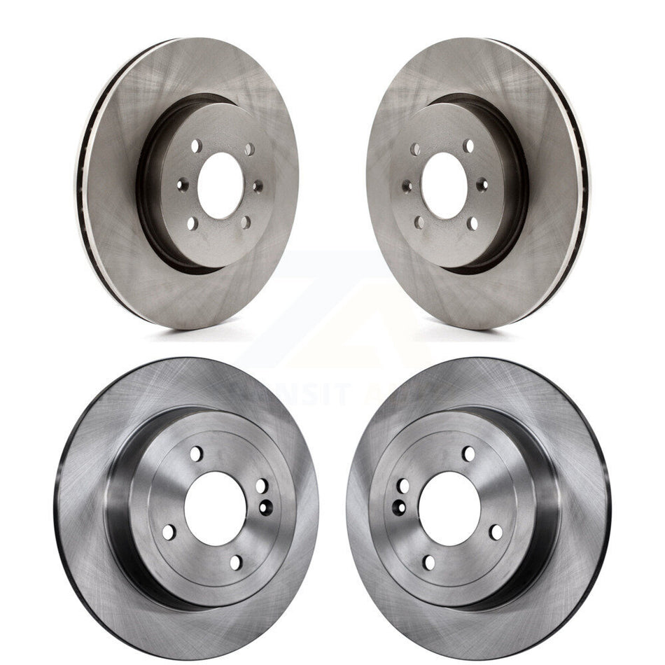 Front Rear Disc Brake Rotors Kit For Kia Rio Hyundai Accent K8-101603