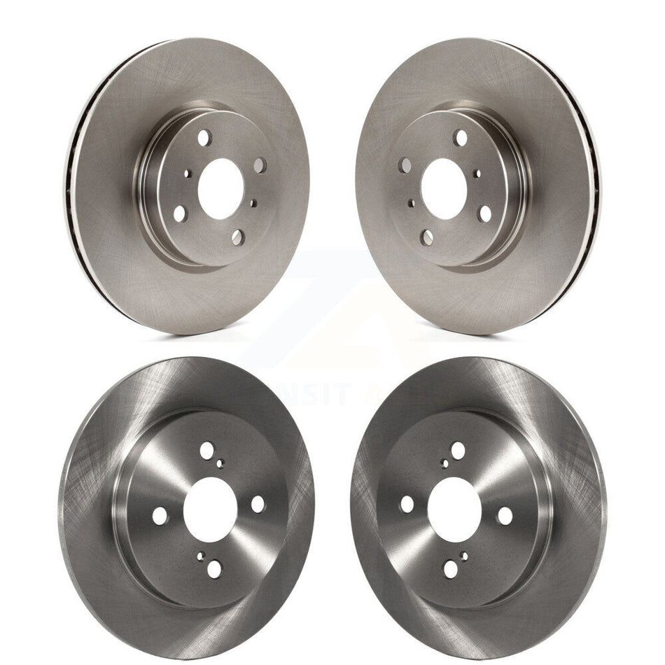 Front Rear Disc Brake Rotors Kit For Toyota Yaris K8-101604
