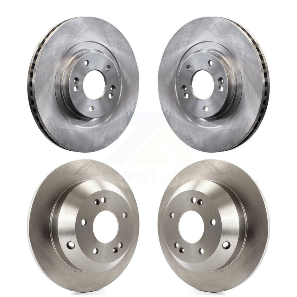 Front Rear Disc Brake Rotors Kit For Kia Sorento Hyundai Santa Fe Sport XL K8-101607