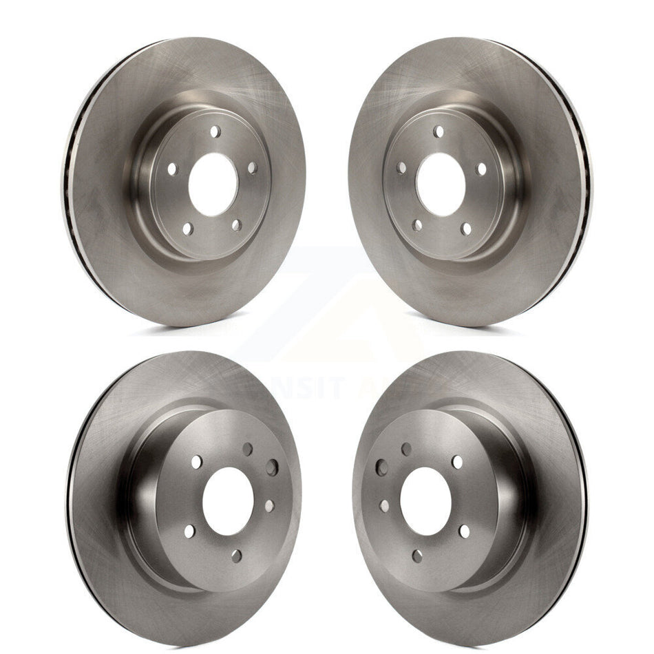 Front Rear Disc Brake Rotors Kit For INFINITI QX50 Nissan Z K8-101620