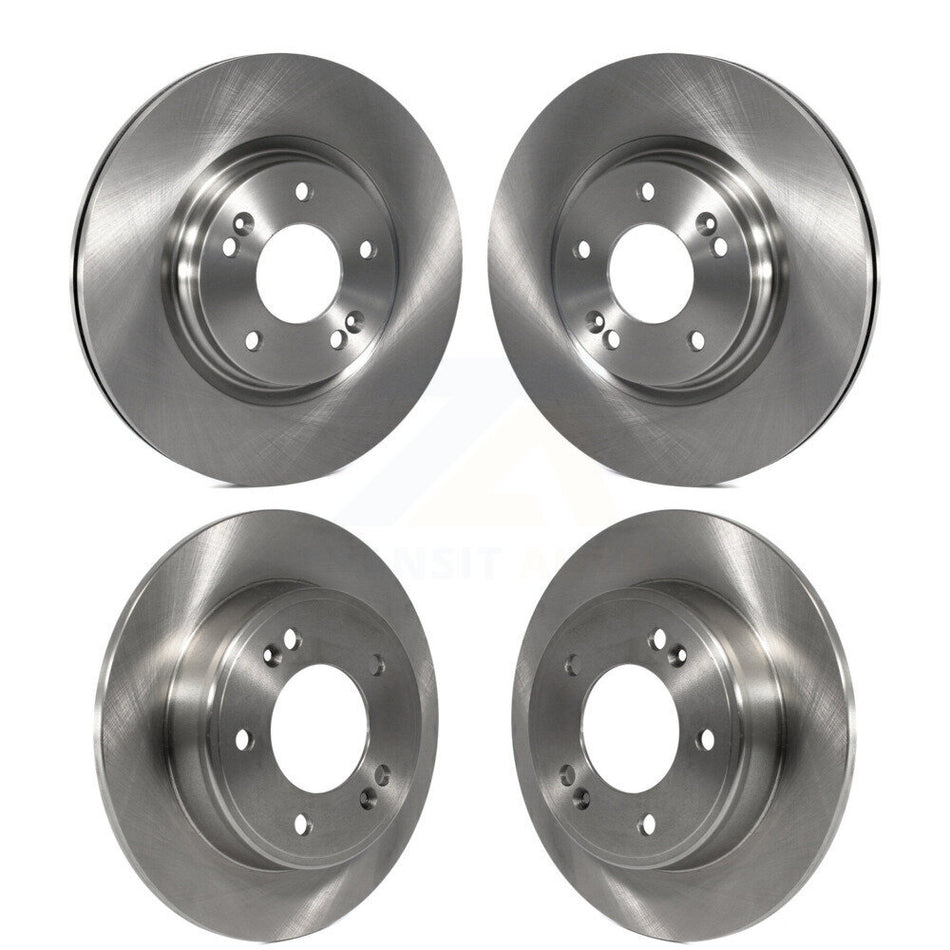 Front Rear Disc Brake Rotors Kit For Kia Soul Forte K8-101640