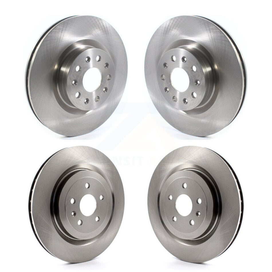 Front Rear Disc Brake Rotors Kit For 2017-2019 Chevrolet Camaro Cadillac CTS K8-101665