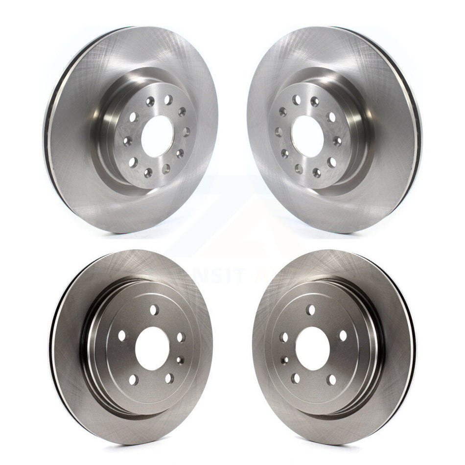 Front Rear Disc Brake Rotors Kit For Cadillac CTS K8-101666