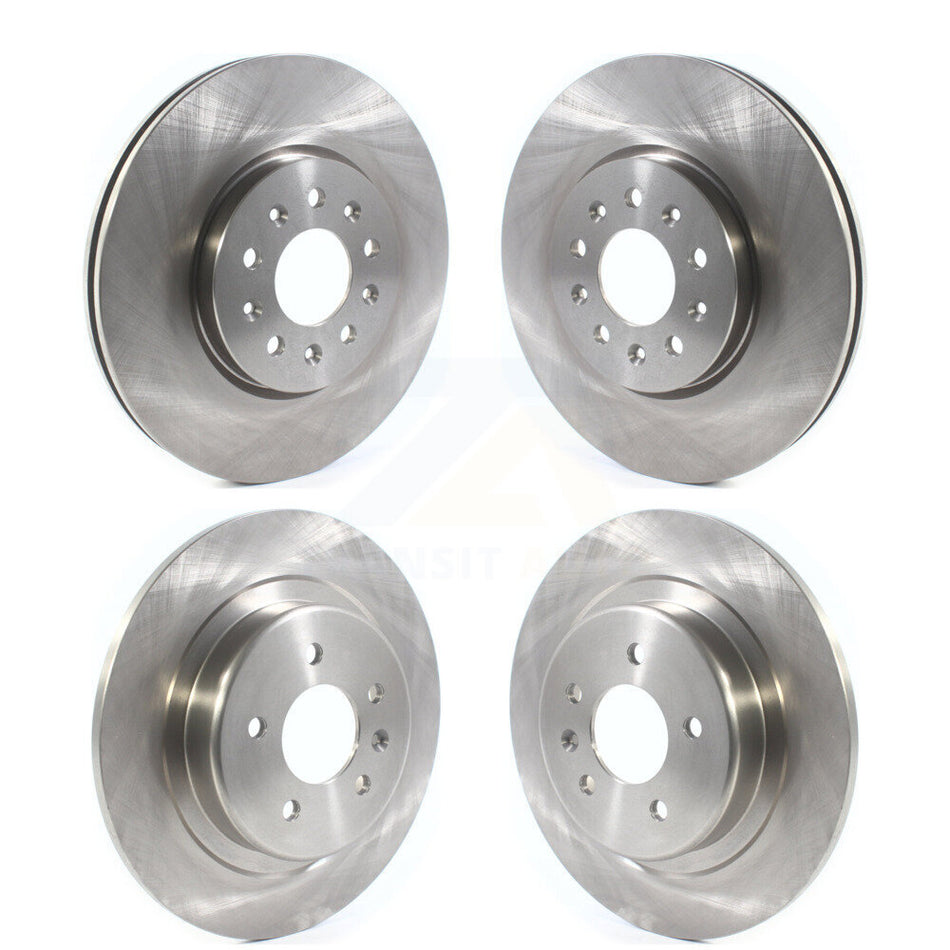 Front Rear Disc Brake Rotors Kit For 2016-2018 Buick Envision With 315mm Diameter Rotor K8-101672