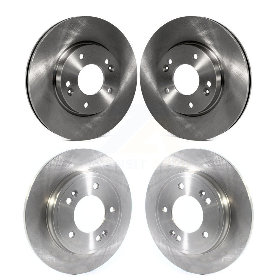 Front Rear Disc Brake Rotors Kit For 2019-2021 Hyundai Veloster Naturally Aspirated K8-101701
