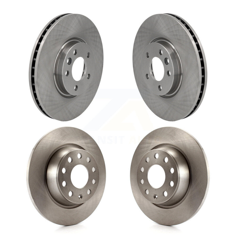 Front Rear Disc Brake Rotors Kit For Volkswagen CC With 340mm Diameter Rotor K8-101705