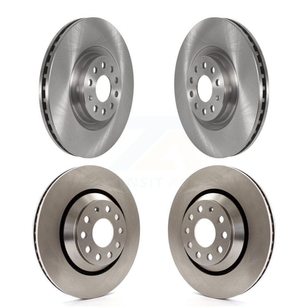Front Rear Disc Brake Rotors Kit For Volkswagen Audi GTI Q3 Golf R Arteon S3 A3 Quattro K8-101709