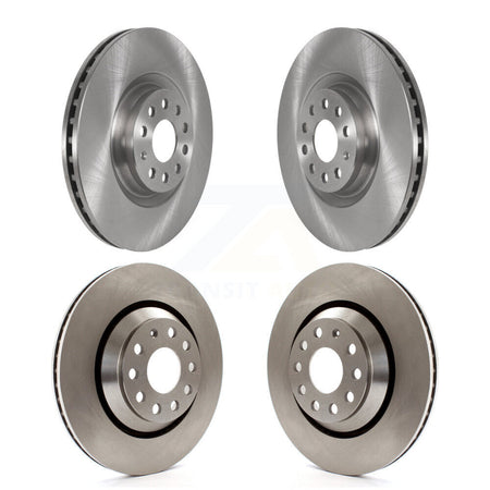 Front Rear Disc Brake Rotors Kit For Volkswagen Audi GTI Q3 Golf R Arteon S3 A3 Quattro K8-101709
