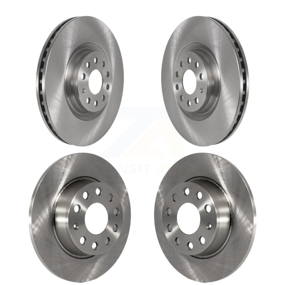 Front Rear Brake Rotors Kit For 2022-2023 Audi A3 Quattro With 340mm Diameter Rotor K8-101710