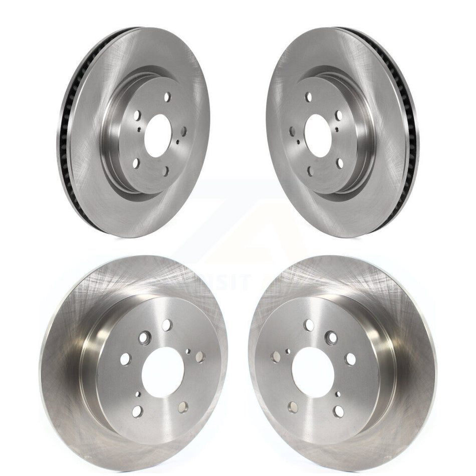 Front Rear Disc Brake Rotors Kit For Toyota Camry K8-101730