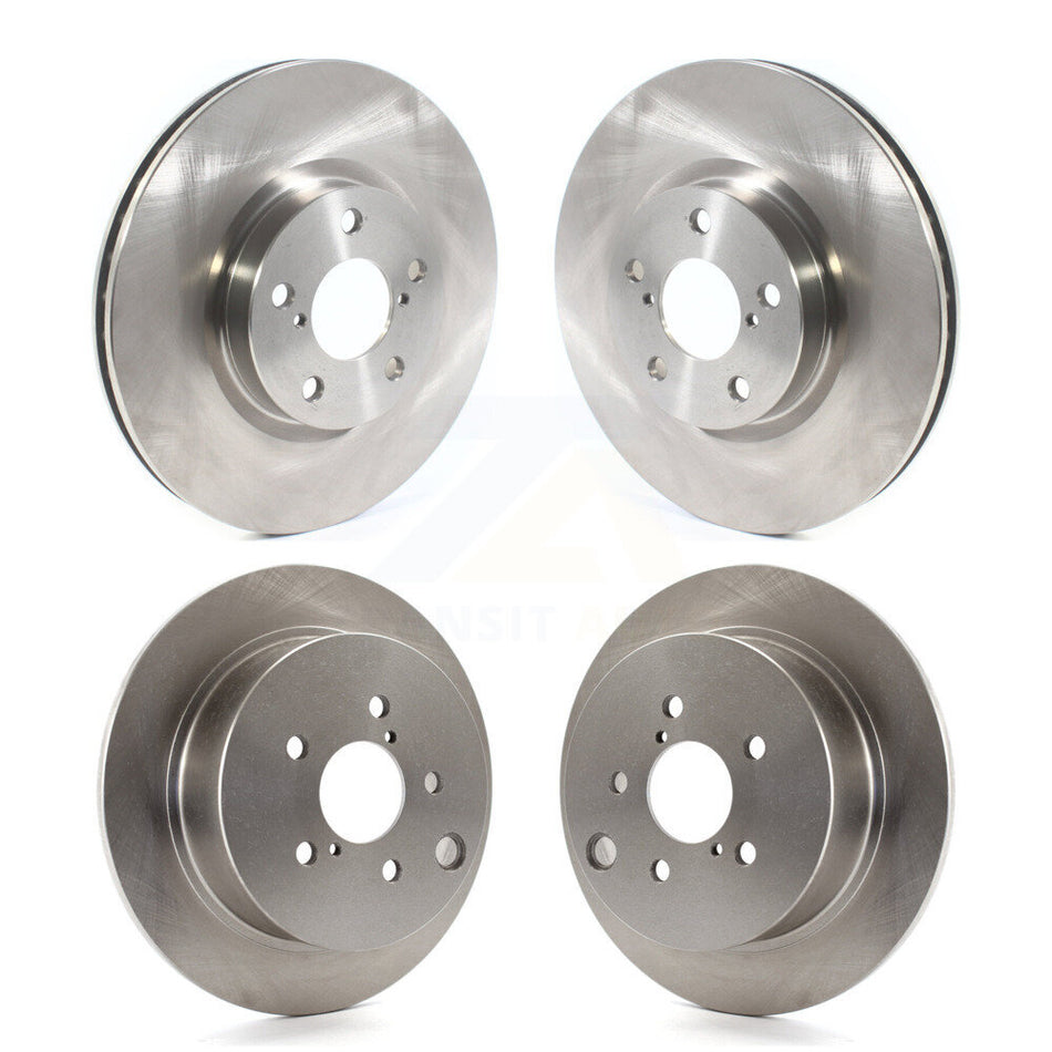 Front Rear Disc Brake Rotors Kit For 2017-2021 Subaru Impreza With 276mm Diameter Rotor K8-101737