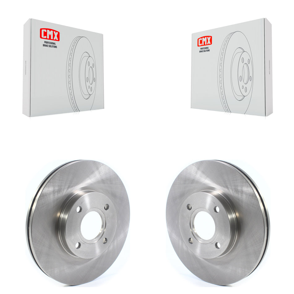 Front Disc Brake Rotors Pair For 2014-2019 Ford Fiesta ST K8-101747