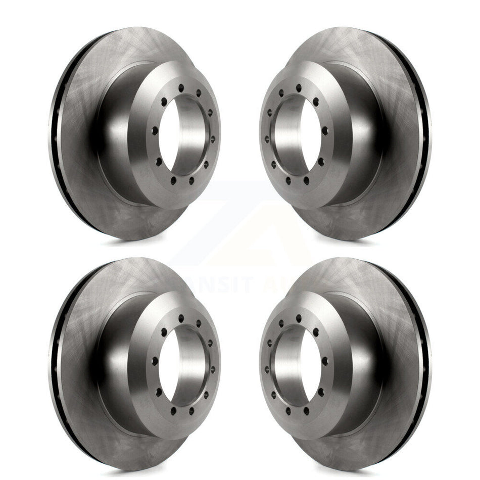 Front Rear Disc Brake Rotors Kit For Ford F59 F-53 Motorhome Chassis F-59 Commercial Stripped K8-101819