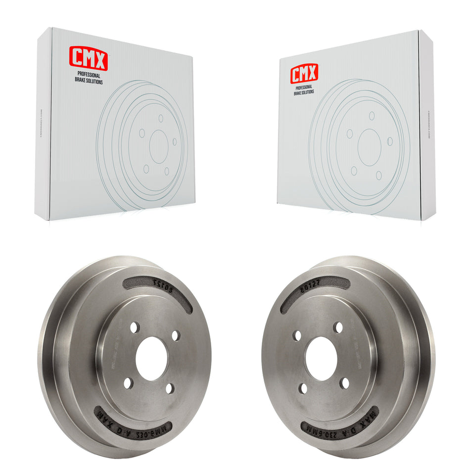 Rear Brake Drums Pair For Chevrolet Cobalt Pontiac G5 With 4 Lug Wheels K8-101883