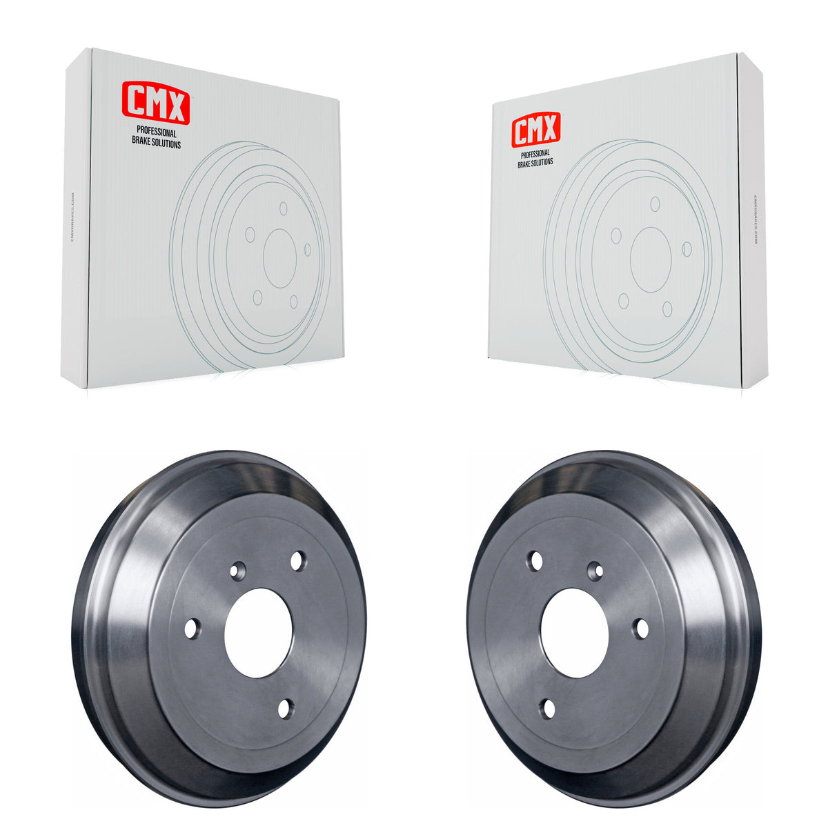 Rear Brake Drums Pair For Smart Fortwo K8-101919