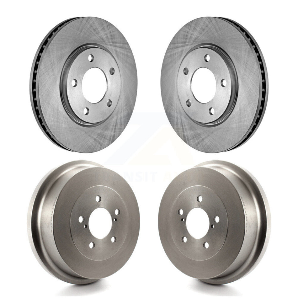 Front Rear Brake Rotors Drums Kit For Dodge Caravan Grand Chrysler Town & Country Voyager K8-101960