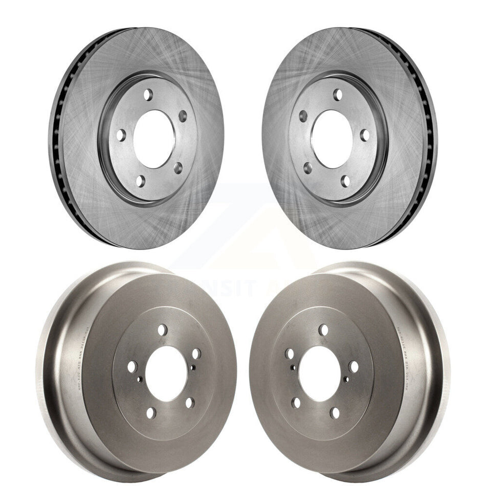Front Rear Brake Rotors Drums Kit For Dodge Caravan Grand Chrysler Town & Country Voyager K8-101960