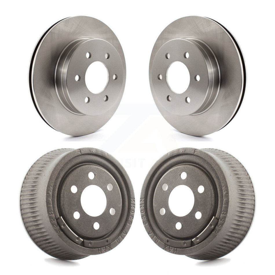 Front Rear Disc Brake Rotors Drums Kit For 1997-2002 Dodge Dakota With 9" Diameter Drum K8-101969